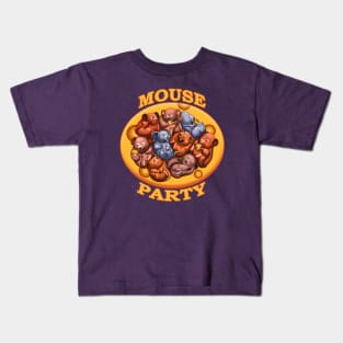 mouse party Kids T-Shirt